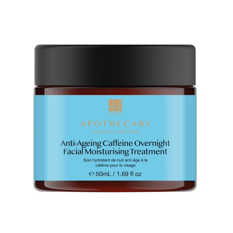 Anti - Ageing Caffeine Overnight Facial Moisturising Treatment 50ml - Dr Botanicals