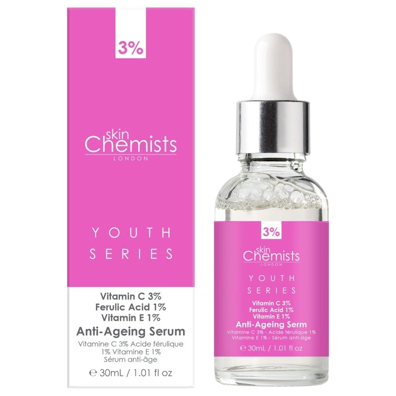 Anti - Ageing Serum Vitamin C 3%, Ferulic Acid 1%, Vitamin E 1% 30ml - Dr Botanicals