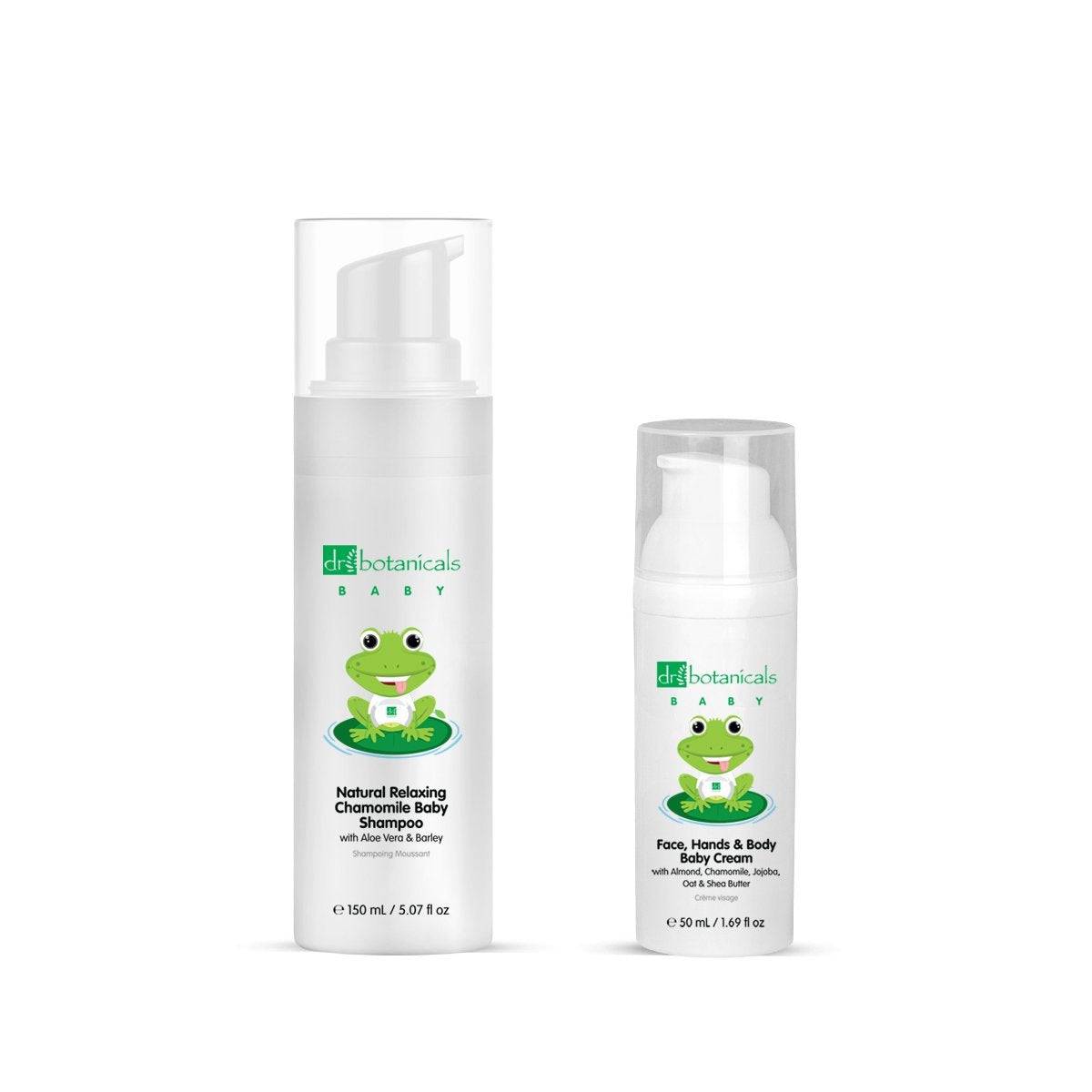 Dr Botanicals Baby Bubble Bath & Cream Kit