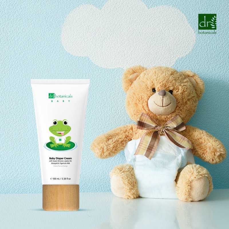 Baby Sweet Almond Oil Diaper Cream & Body Milk Kit - Dr Botanicals