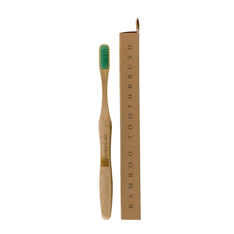 Bamboo Toothbrush Green - Dr Botanicals