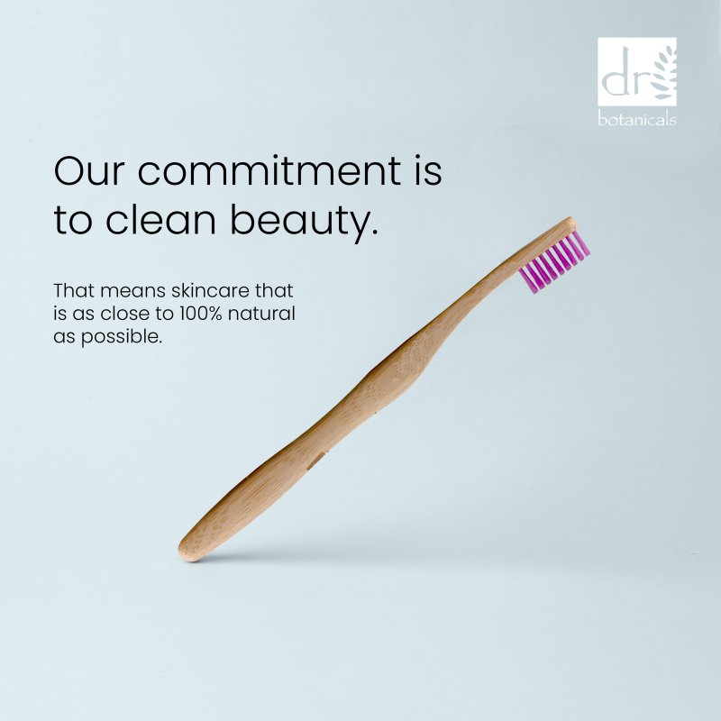 Bamboo Toothbrush Purple - Dr Botanicals