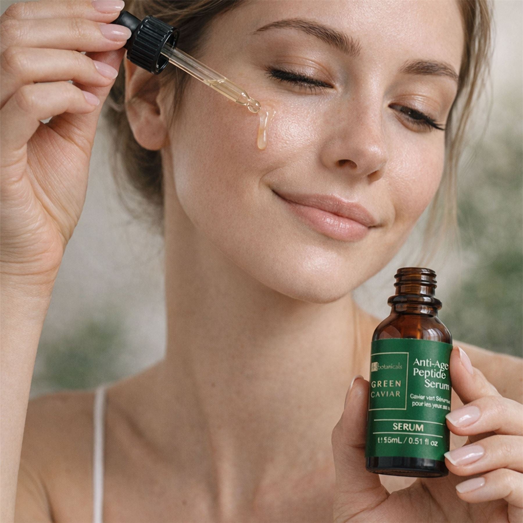 Sérum para ojos con péptidos antienvejecimiento Green Caviar 15 ml
