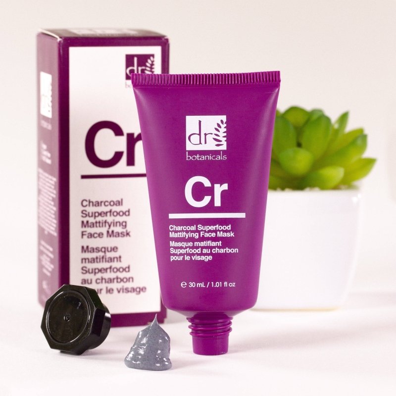 Charcoal Superfood Mattifying Face Mask 30ml - Dr Botanicals