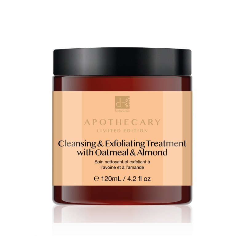 Cleansing & Exfoliating Treatment with Oatmeal & Almond 120ml - Dr Botanicals
