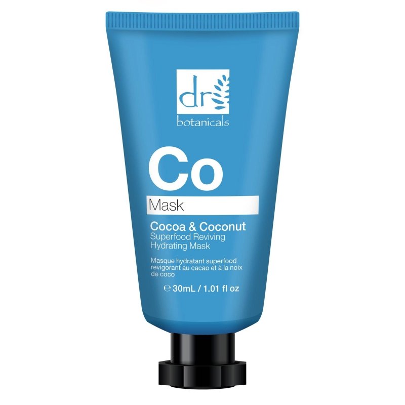 Cocoa & Coconut Superfood Reviving Hydrating Mask 30ml - Dr Botanicals