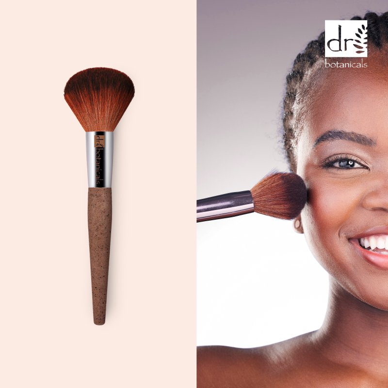 Coffee Ground Powder Brush - Dr Botanicals