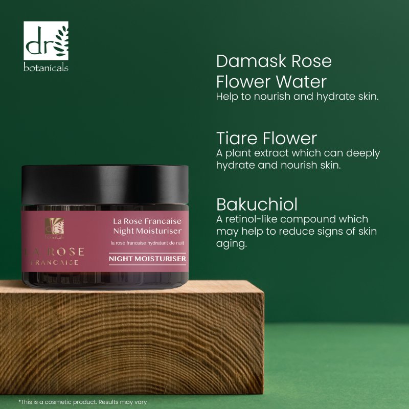 DB La Rose Française - Night Moisturiser - Dr Botanicals