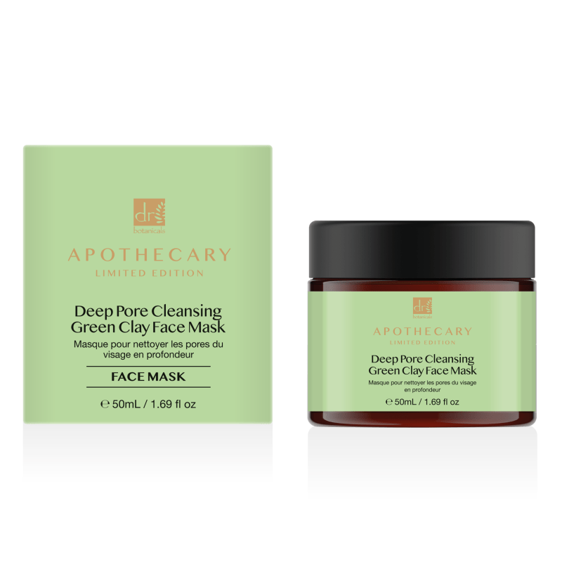 Deep Pore Cleansing Green Clay Face Mask 50ml - Dr Botanicals