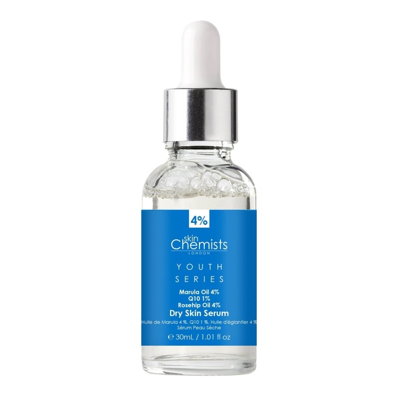 Dry Skin Serum Marulua Oil 4%, Q10 1%, Rosehip Oil 4% 30ml - Dr Botanicals