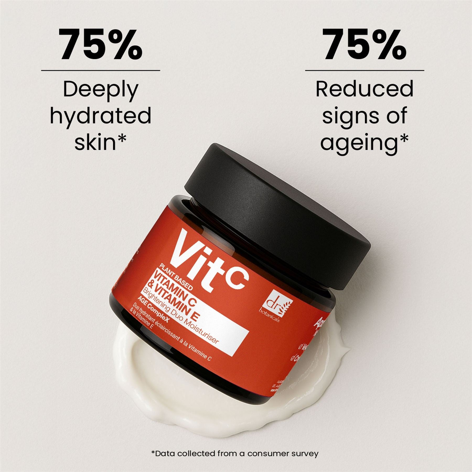 Vitamin C 1% & Vitamin E Brightening Duo Moisturiser 60ml