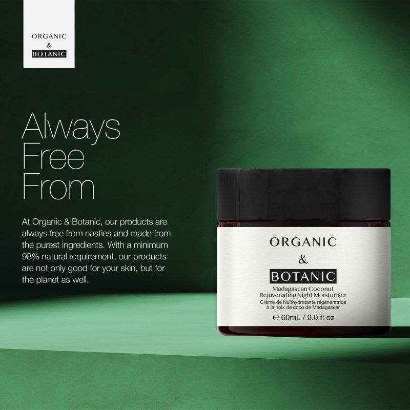 Madagascan Coconut Night Cream - 60ml - Deeply Hydrating & Nourishing with Vitamin C for Smooth, Supple, & Radiant Skin