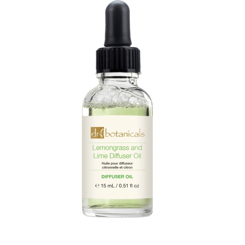 Energising Lemongrass & Lime Diffuser Oil 15ml - Dr Botanicals