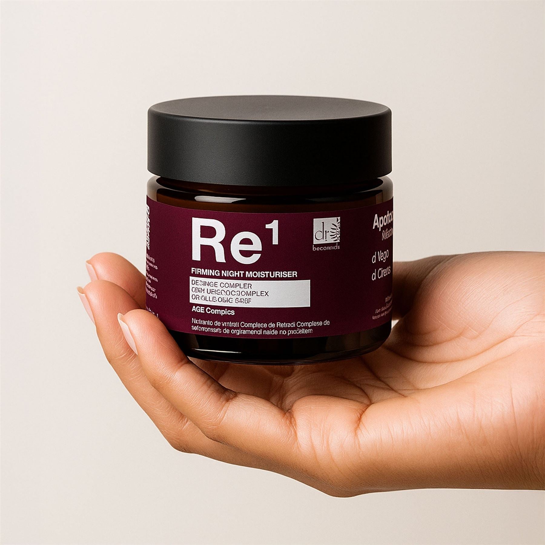 Complejo de Retinol 1%, Complejo Reafirmante de la Piel 1% y Ácido Hialurónico 1% Hidratante de Noche 60ml