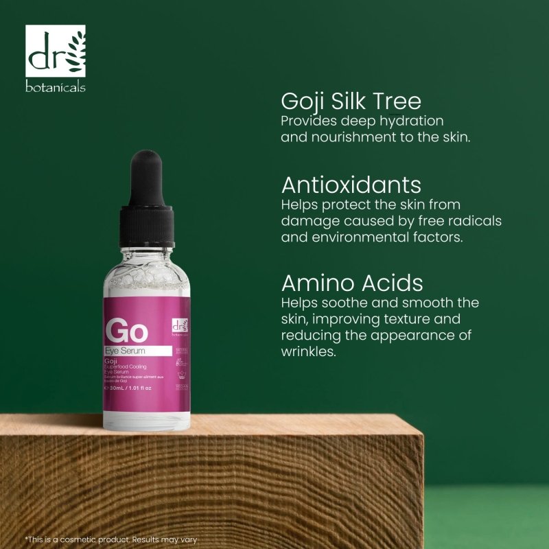 Goji Superfood Glow Boosting Serum 30ml - Dr Botanicals