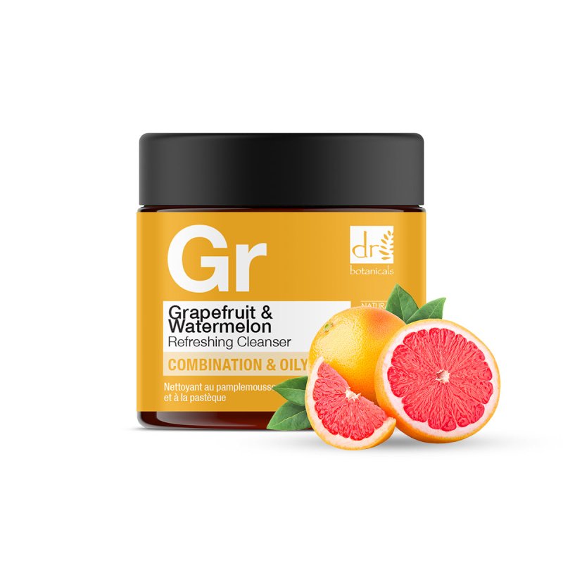 Grapefruit And Watermelon Refreshing Cleanser 60ml - Dr Botanicals