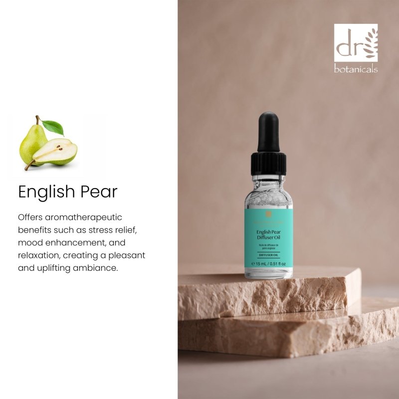Happy & Cheerful English Pear Diffuser Oil 15ml - Dr Botanicals