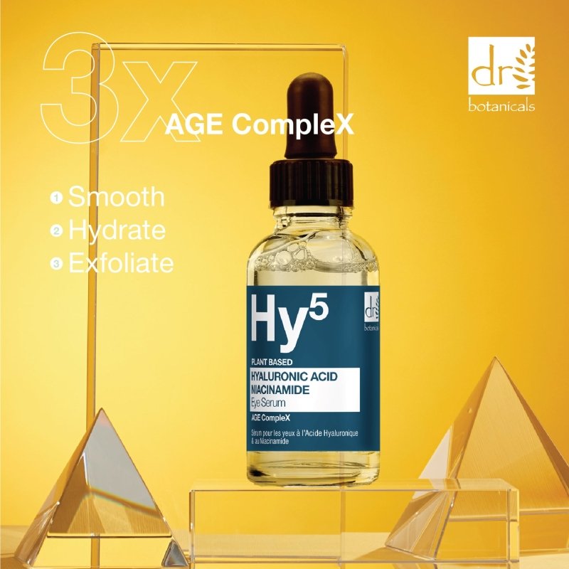 Hyaluronic Acid 5% & Niacinamide 5% Eye Serum 15ml - Dr Botanicals