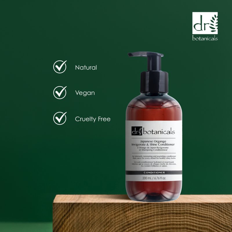 Japanese Orange Invigorate And Shine Conditioner 200ml - Dr Botanicals