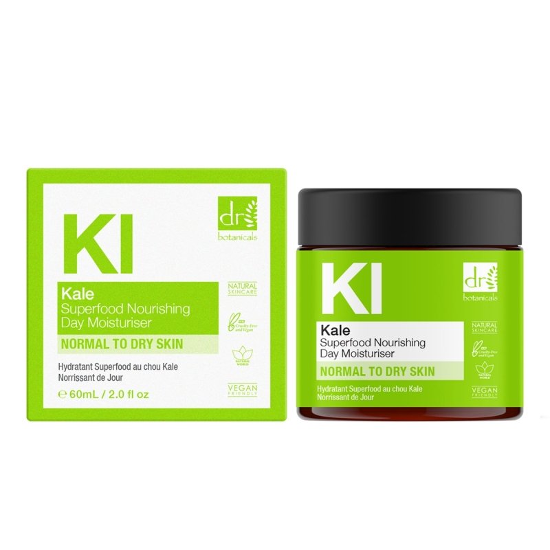 Kale Superfood Nourishing Day Moisturiser 60ml - Dr Botanicals