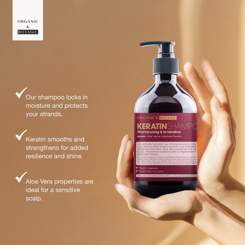 Keratin Shampoo 500ml - Dr Botanicals