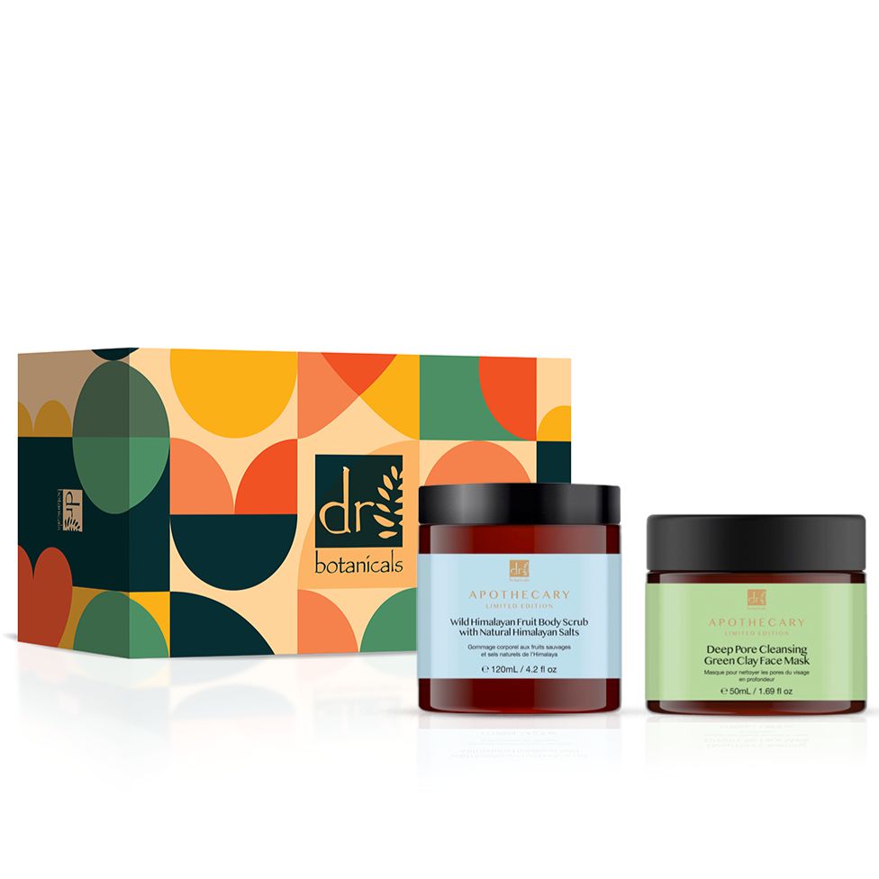 Dr Botanicals Rebalancing Mask & Himalayan Body Scrub Anti-Ageing Kit