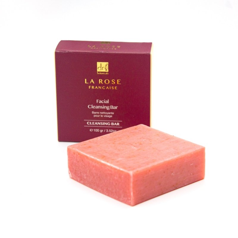 La Rose Francaise Facial Cleansing Bar 100g - Dr Botanicals