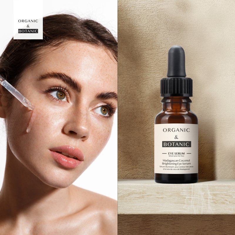 Madagascan Coconut Eye Serum - 15ml - Hydrating & Depuffing with Aloe Vera & Vitamin E for Refreshed, Youthful Eyes - Dr Botanicals