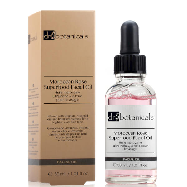 Moroccan Rose Superfood Facial Oil 30ml - Dr Botanicals