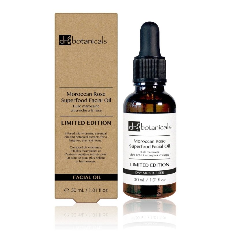 Moroccan Rose Superfood Facial Oil Limited Edition 30ml - Dr Botanicals