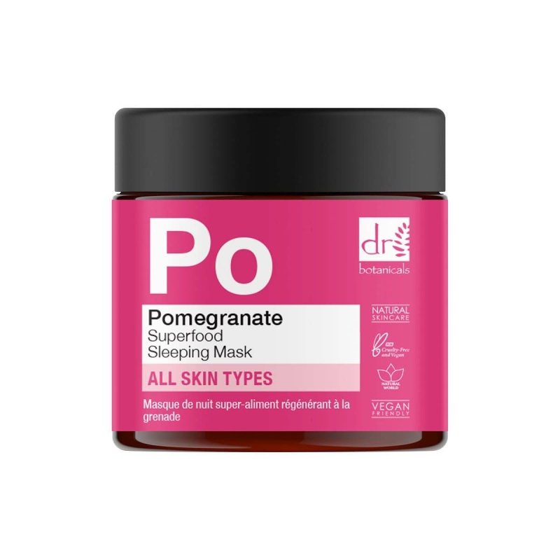 Pomegranate Superfood Regenerating Sleeping Mask 60ml - Dr Botanicals