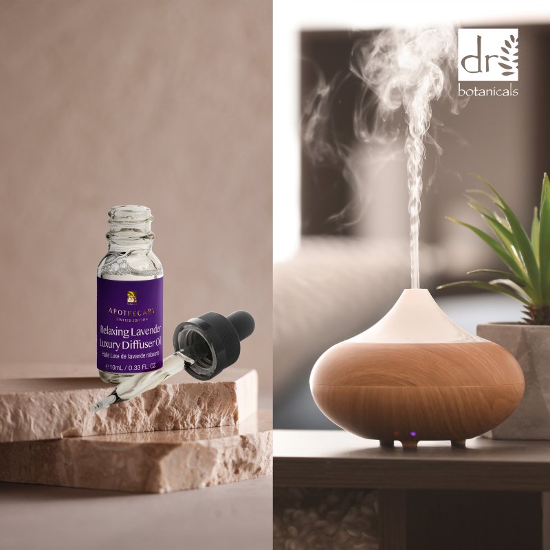 Relaxing Lavender Luxury Diffuser Oil 10ml - Dr Botanicals