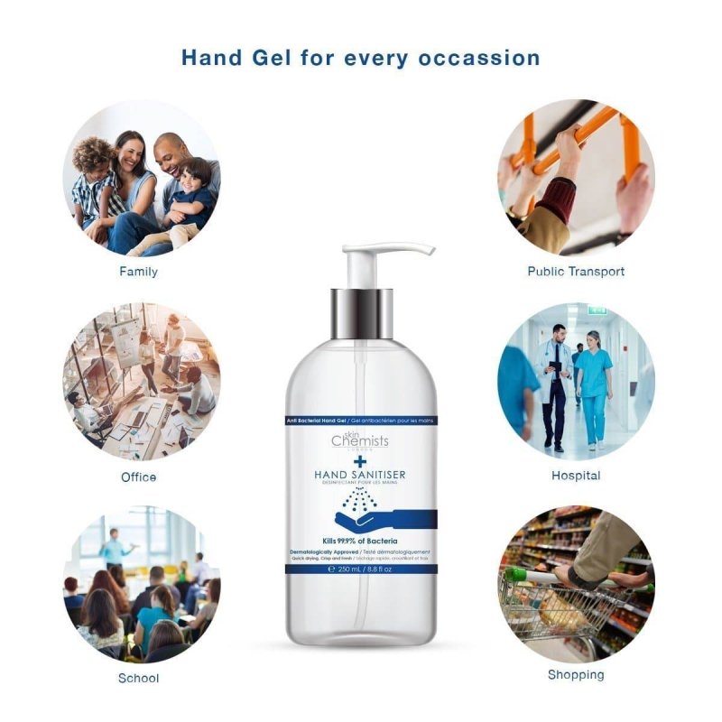 skinChemists Hand Sanitiser 250ml - Dr Botanicals