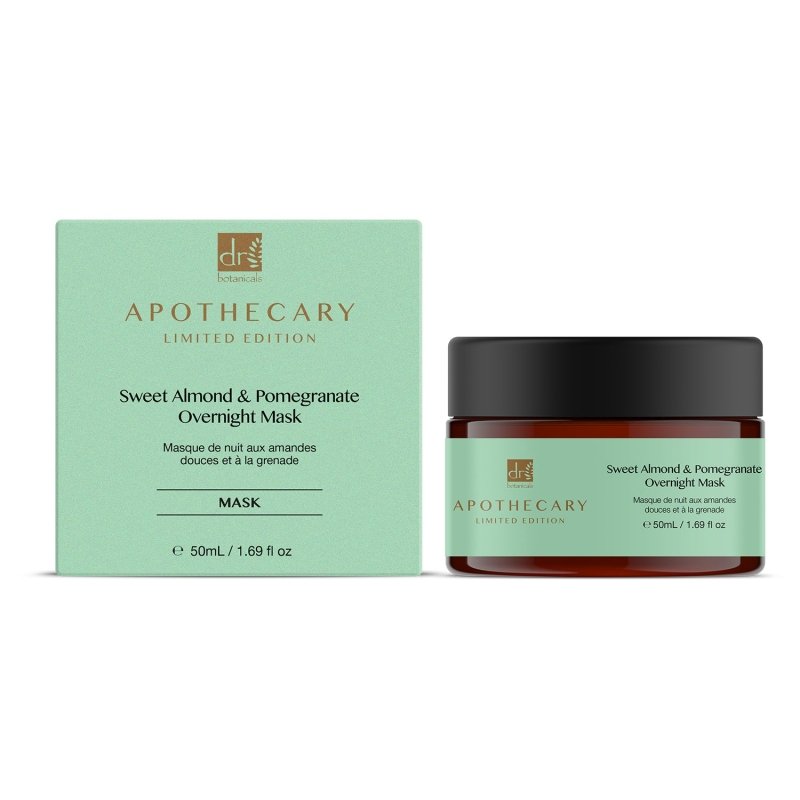 Sweet Almond & Pomegranate Overnight Mask 50ml - Dr Botanicals