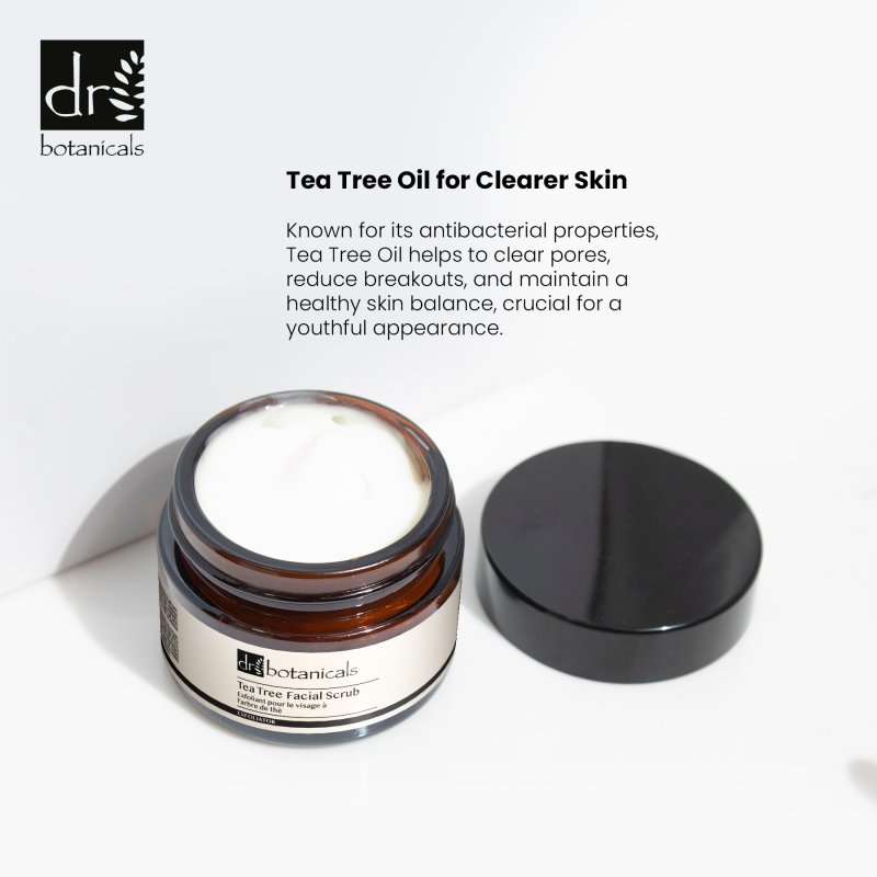 Tea Tree Facial Scrub - Dr Botanicals