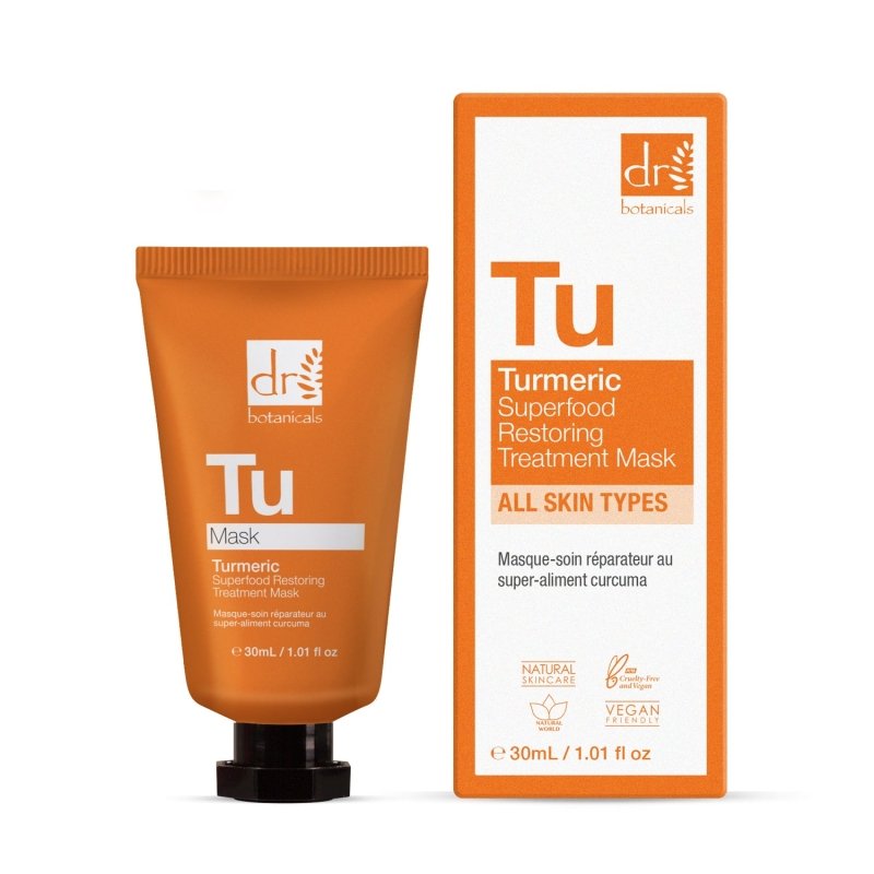 Turmeric Superfood Restoring Treatment Mask 30ml - Dr Botanicals