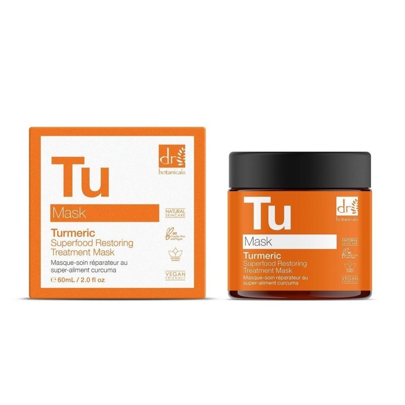 Turmeric Superfood Restoring Treatment Mask 60ml - Dr Botanicals