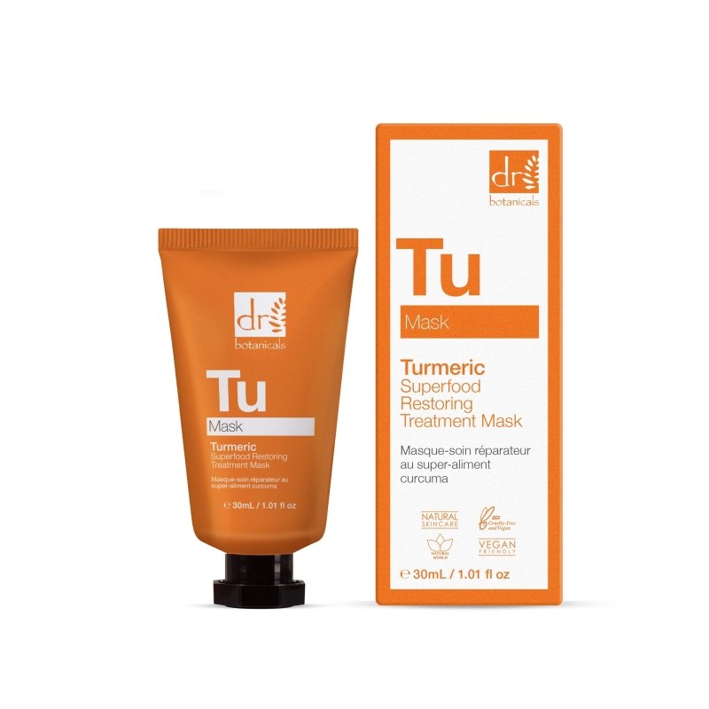 Turmeric Superfood Restoring Treatment Mask 60ml - Dr Botanicals