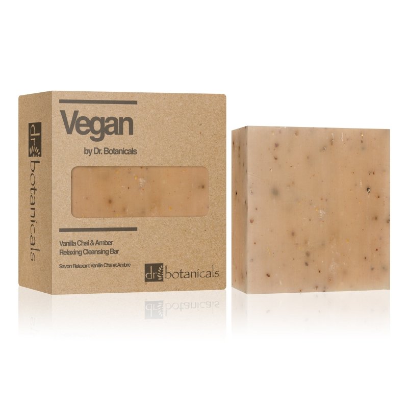 Vanilla Chai & Amber Relaxing Cleansing Bar + Champagne Radiance Cleansing Bar - Dr Botanicals