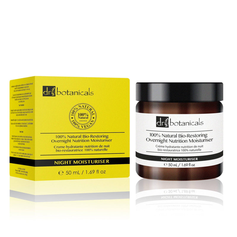 Dr Botanicals 100% Natural Bio-Restoring Overnight Nutrition Moisturiser 50ml