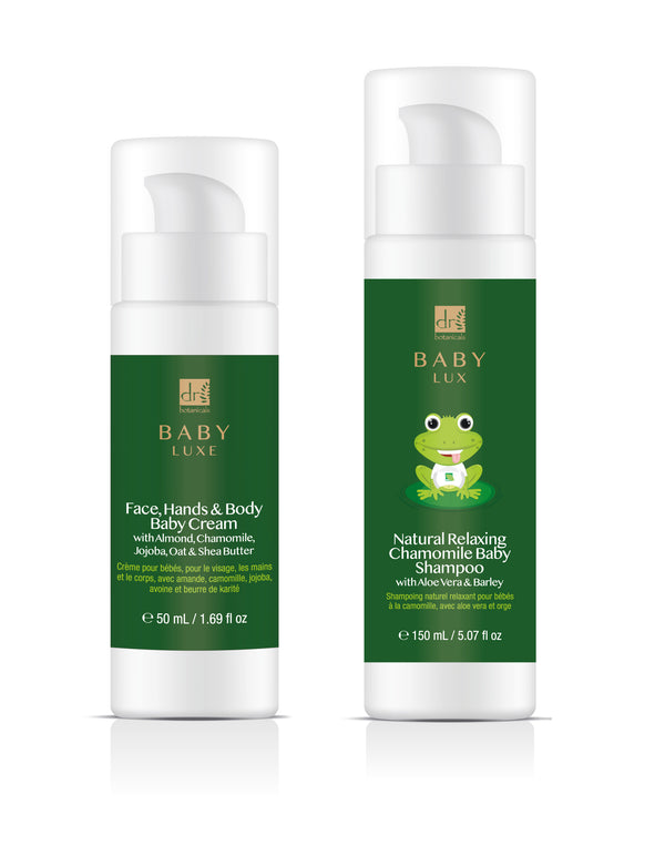 Dr Botanicals Baby Lux Collection Bubble Bath and Cream