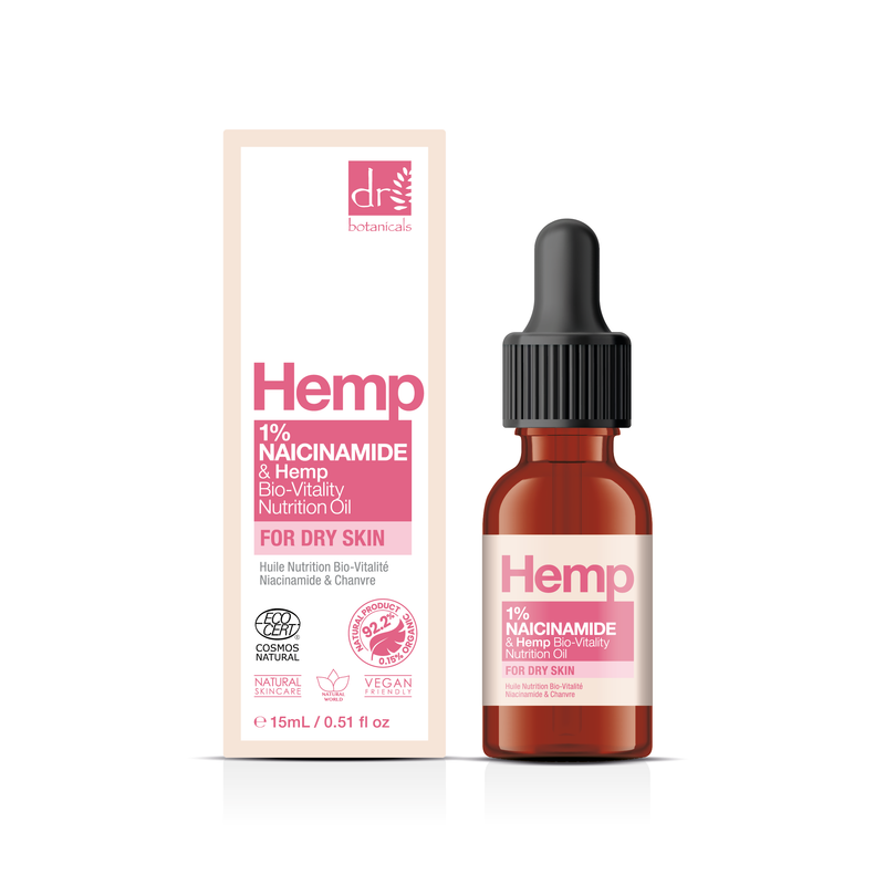 Dr Botanicals Niacinamide & Hemp Bio-Vitality Facial Nutrition Oil