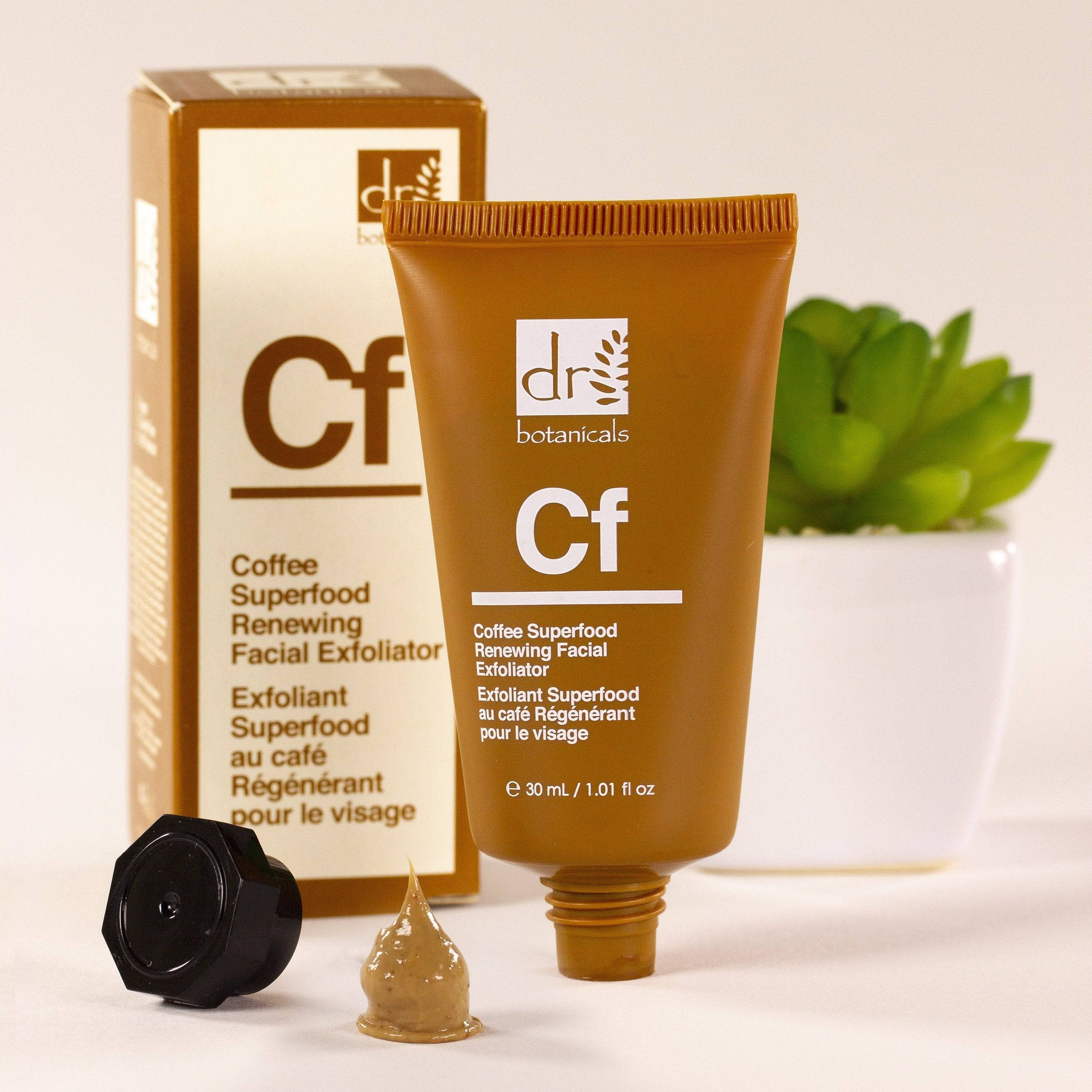 Dr Botanicals Coffee Superfood Renewing Facial Exfoliator 30ml