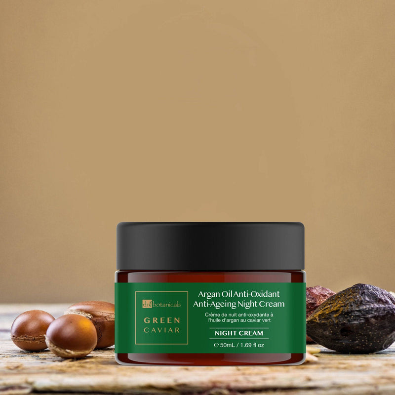 Dr Botanicals Green Caviar & Argan Oil Anti-Oxidant Anti-Ageing Night Cream 50ml