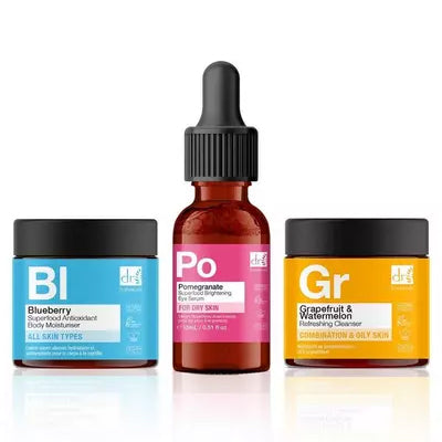 Dr Botanicals Grapefruit, Pomegranate & Blueberry Moisturising Kit