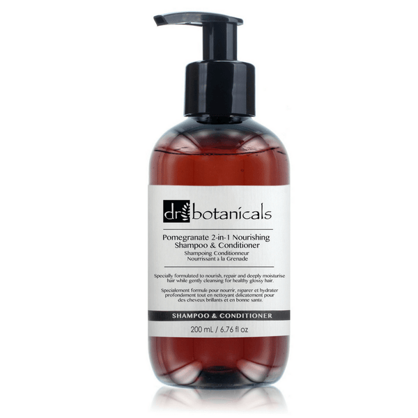 Dr Botanicals Pomegranate 2-In-1 Nourishing Shampoo & Conditioner 200ml